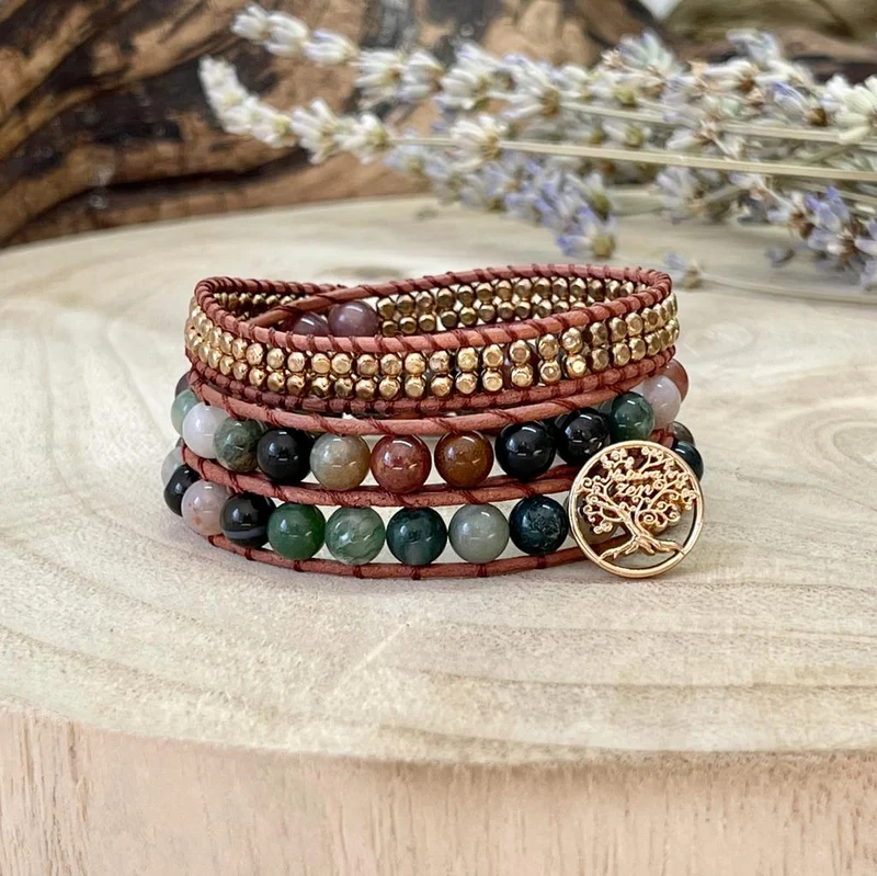 Bracelet wrap énergie lumineuse