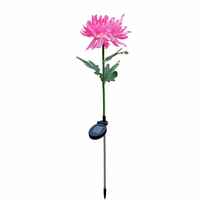 Lampe Solaire Chrysanthème Éclatante