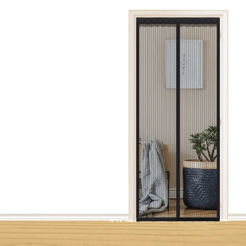 Rideau Moustiquaire de Porte Magnétique Ultra-Pratique