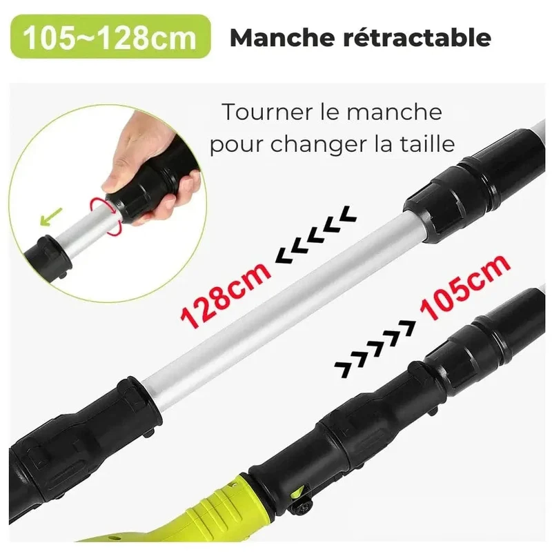 Motobineuse Électrique Sans Fil de Jardin (+Batterie Offerte)