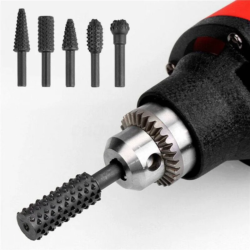 Ensemble de 5 Mèches de Précision pour Sculpture sur Bois (3 + 2 offertes)