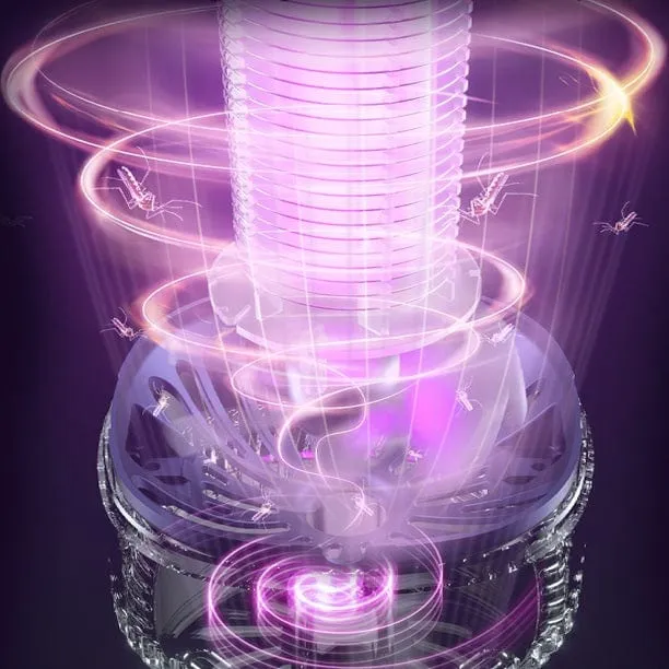 MoustikUV - Lampe Anti-moustiques à UV Surpuissante