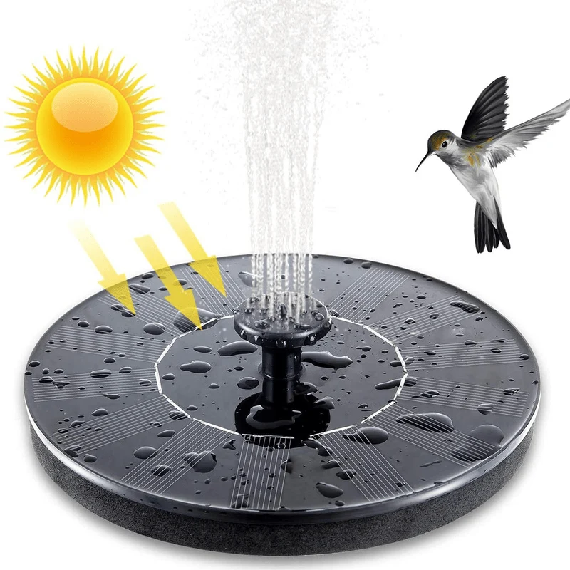 Fontaine solaire à LED Multicolores