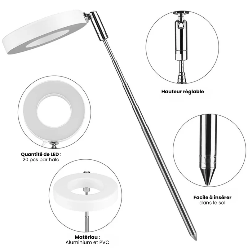 Lampe de Croissance LED d'Intérieur (Lot de 2+1 Offerte)