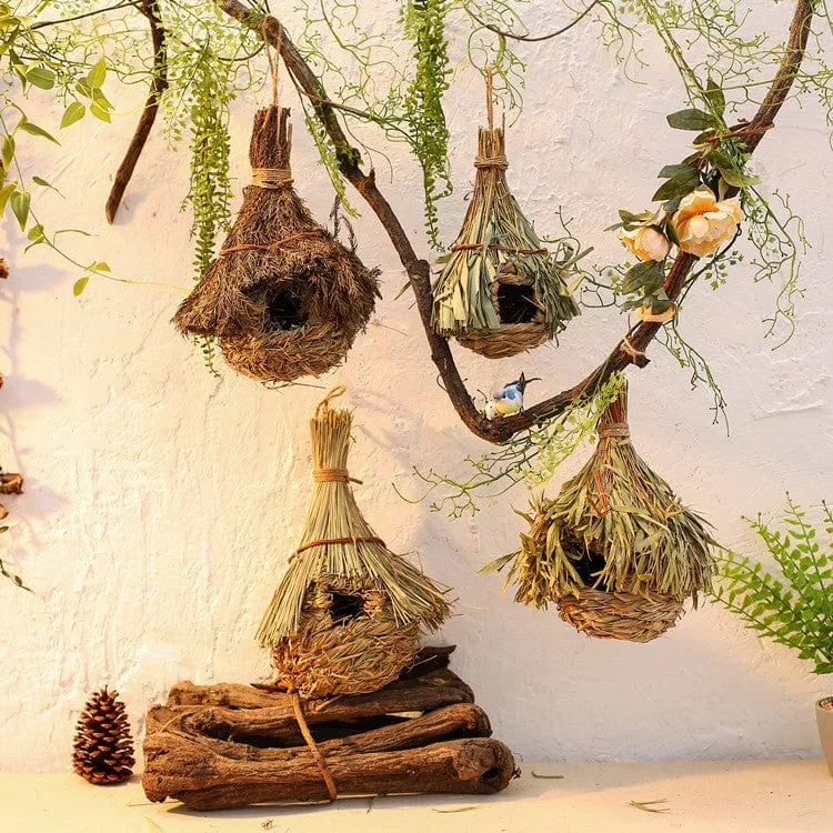 Nichoirs pour oiseaux tissés Main