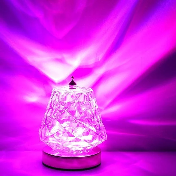Lampe Effet Cristal Multicolore