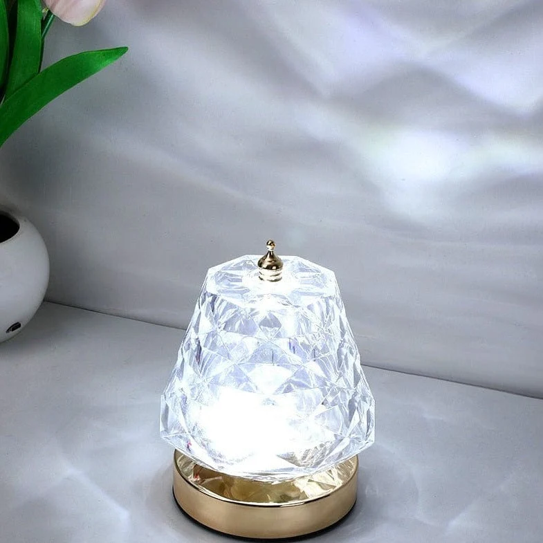 Lampe Effet Cristal Multicolore