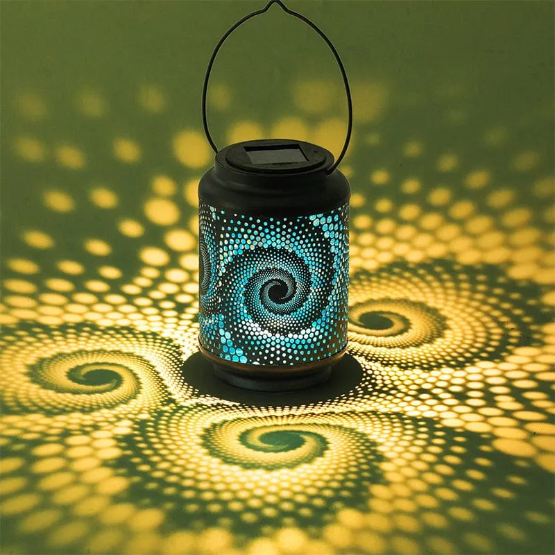Lanterne Solaire Extérieur à Effet Tourbillon SolarCyclone™