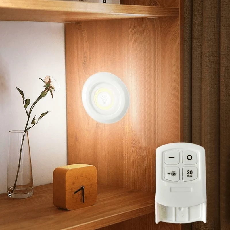 Veilleuses LED Intelligentes avec télécommande (Lot de 3 +2 Offerts)