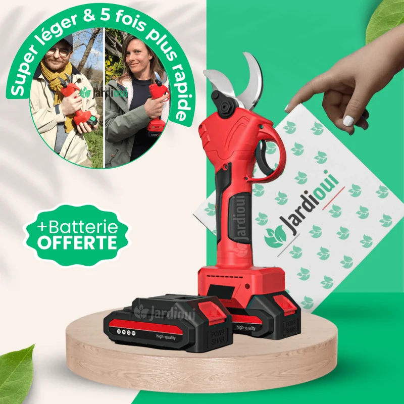 Sécateur électrique pro sans fil (+Batterie Offerte)