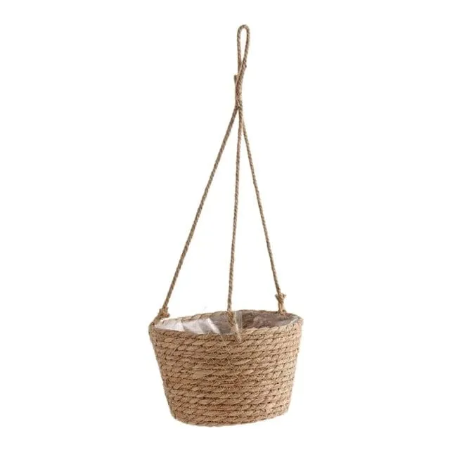 Jardinère Suspendue en Osier "Landarea"