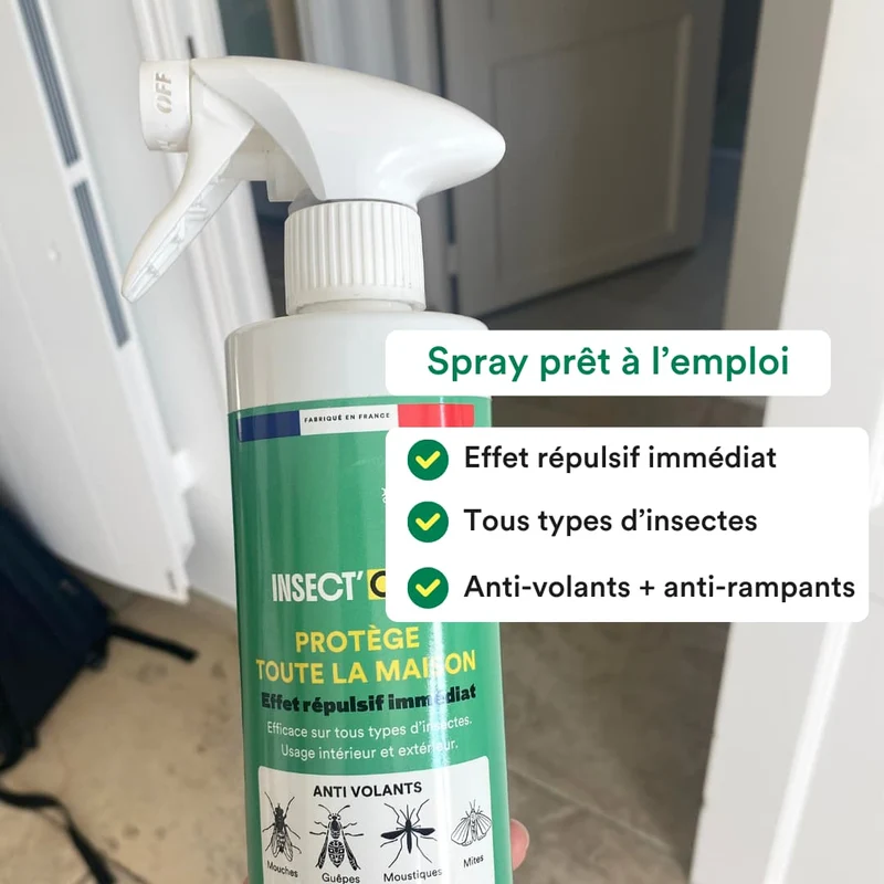 Spray barrage à insectes - Protège ta maison