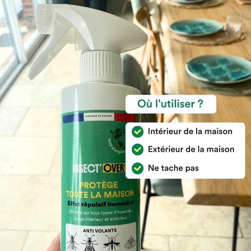 Spray barrage à insectes - Protège ta maison