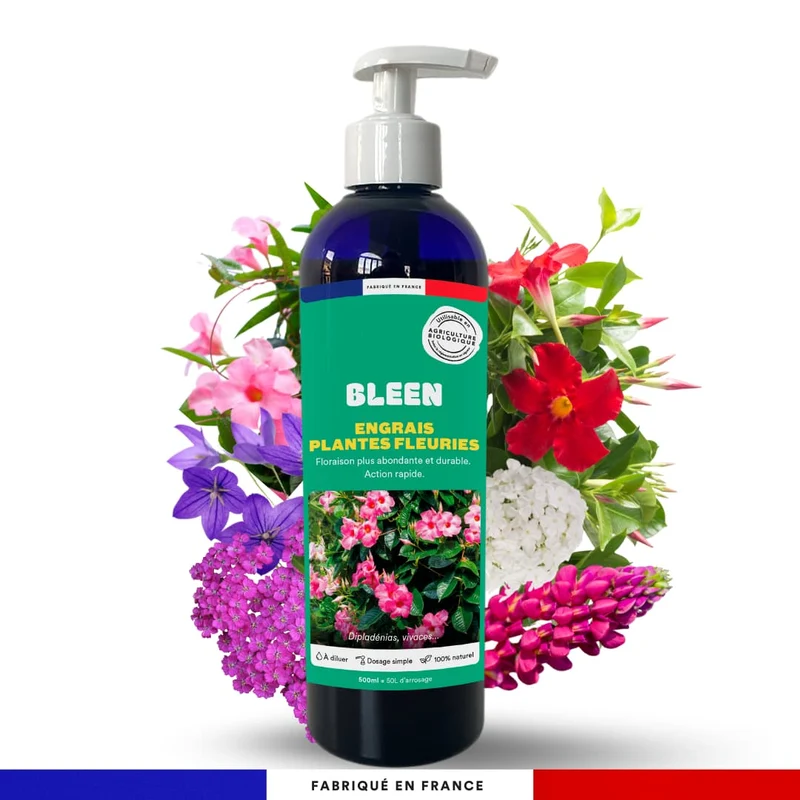 Engrais liquide plantes fleuries