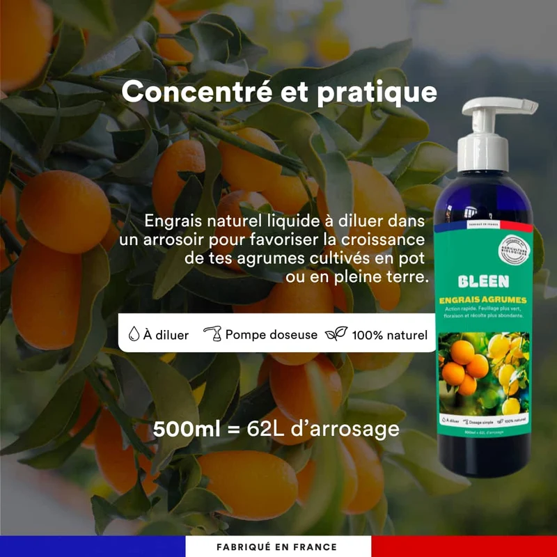 Engrais liquide agrumes
