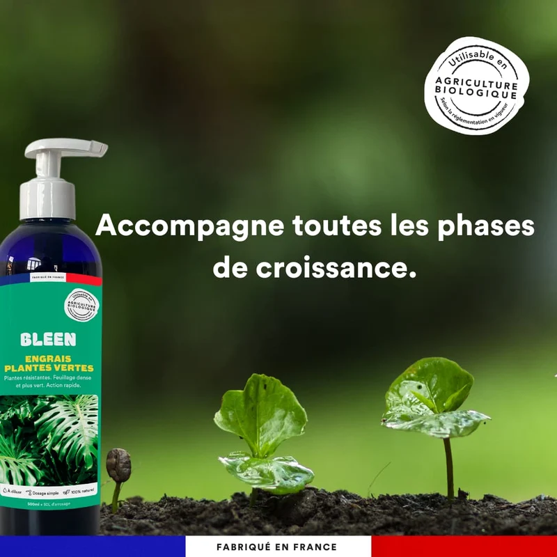 Engrais liquides plantes vertes