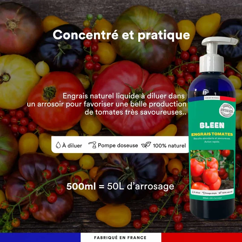 Engrais liquide tomates