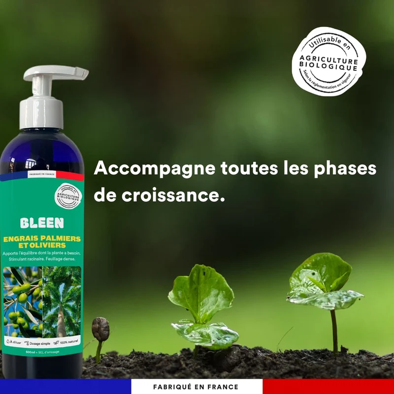 Engrais liquide oliviers et palmiers