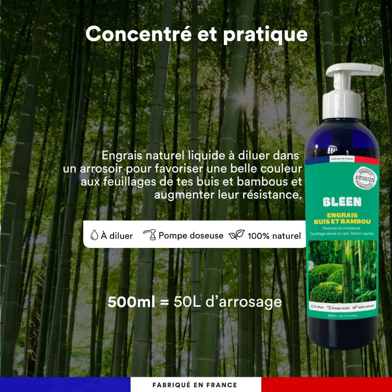 Engrais liquide buis et bambou