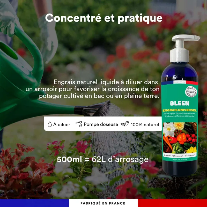 Engrais liquide potager