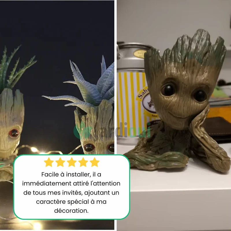 Pot de Plantes Fantaisiste "Gardien de la Forêt"
