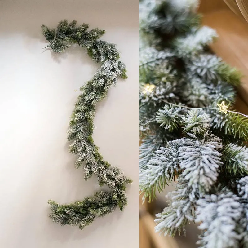 Guirlande Enchantée Plantes de Noël Couronne