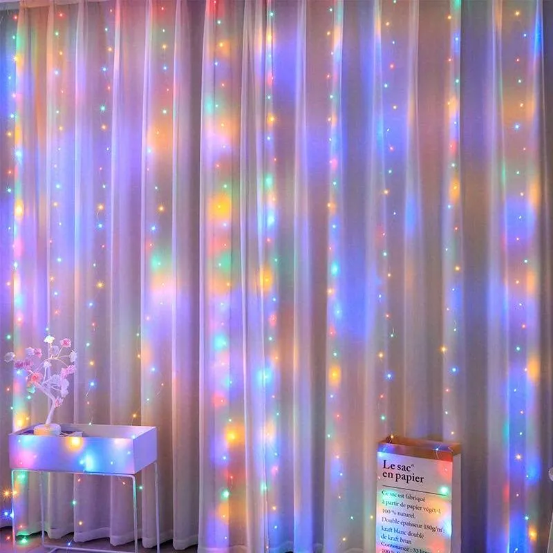 Guirlande Lumineuse de Rideau Enchanteresse