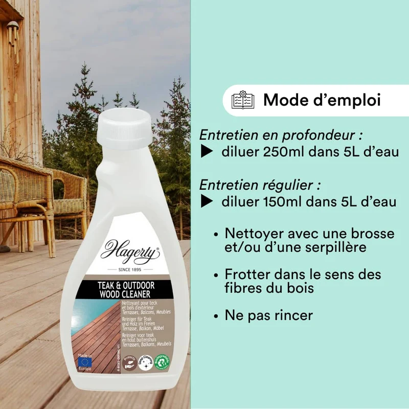 Nettoyant bois et teck