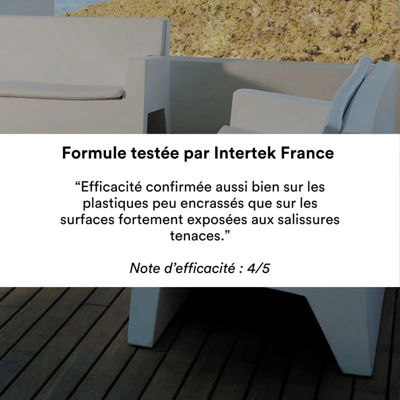 Nettoyant pour mobilier extérieur en plastique
