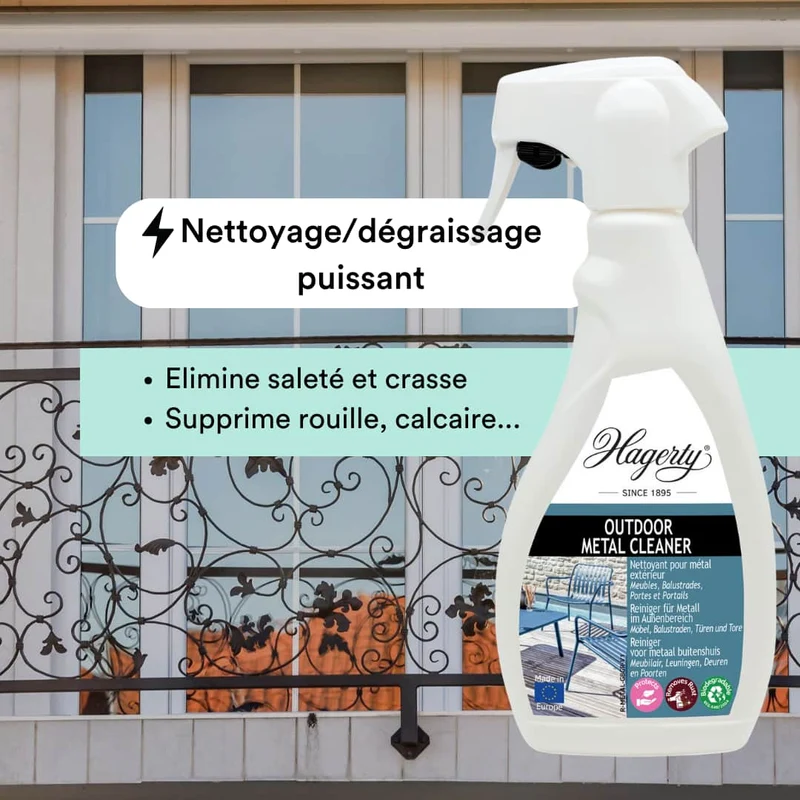 Nettoyant pour mobilier extérieur en métal