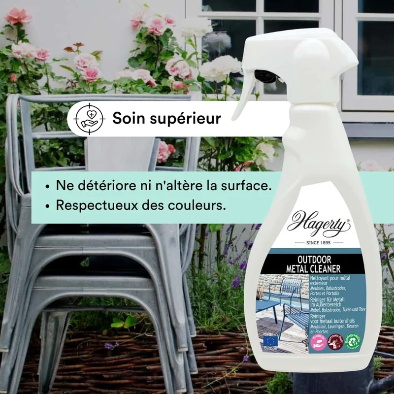 Nettoyant pour mobilier extérieur en métal