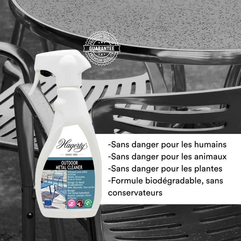 Nettoyant pour mobilier extérieur en métal