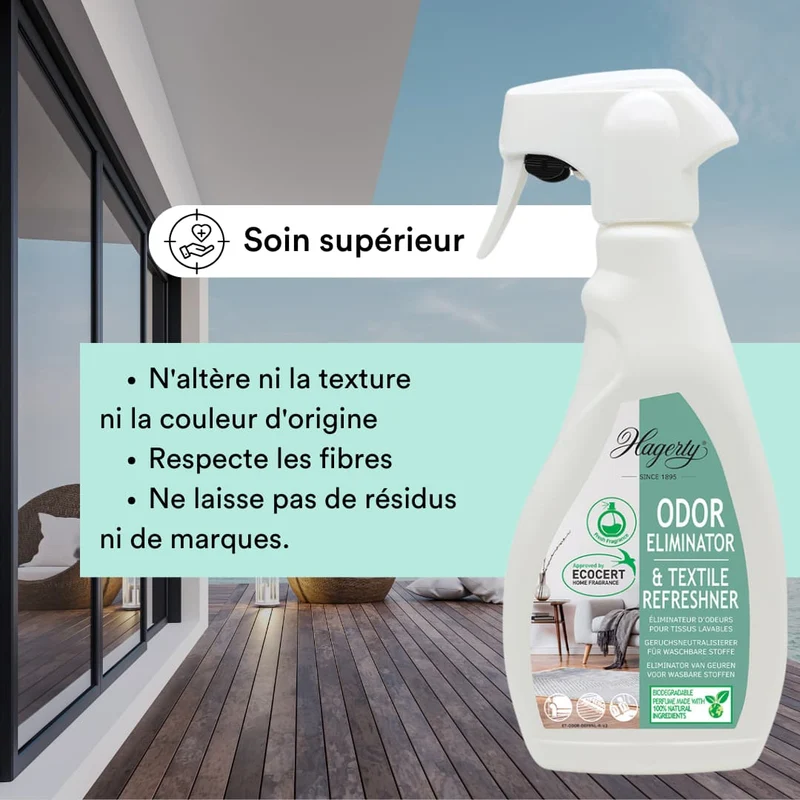 Destructeur d'odeur pour tissu