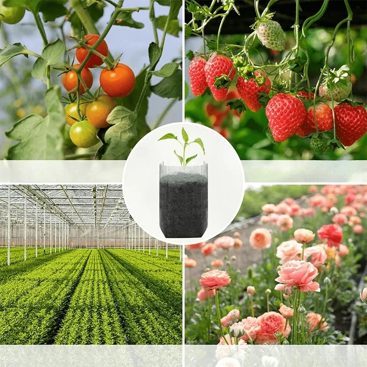 Sac de Culture en Tissu Biodégradables Pratiques (Lot de 80 + 20 Offerts)