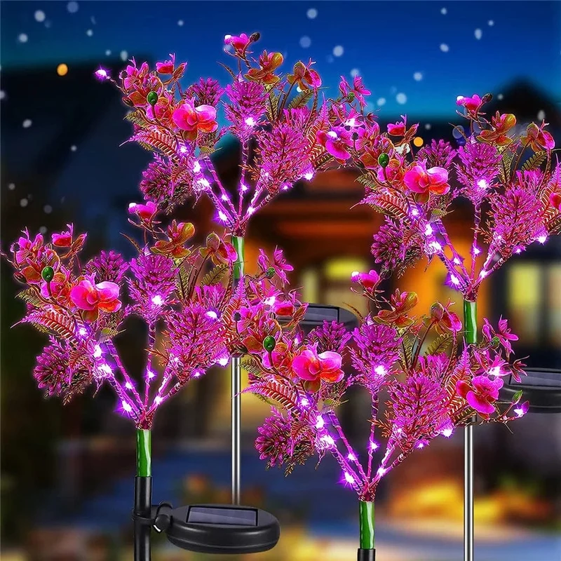 Lampe Solaire Florale Envoûtante Élégante