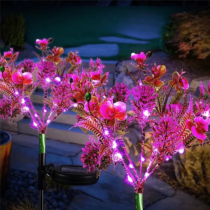 Lampe Solaire Florale Envoûtante Élégante