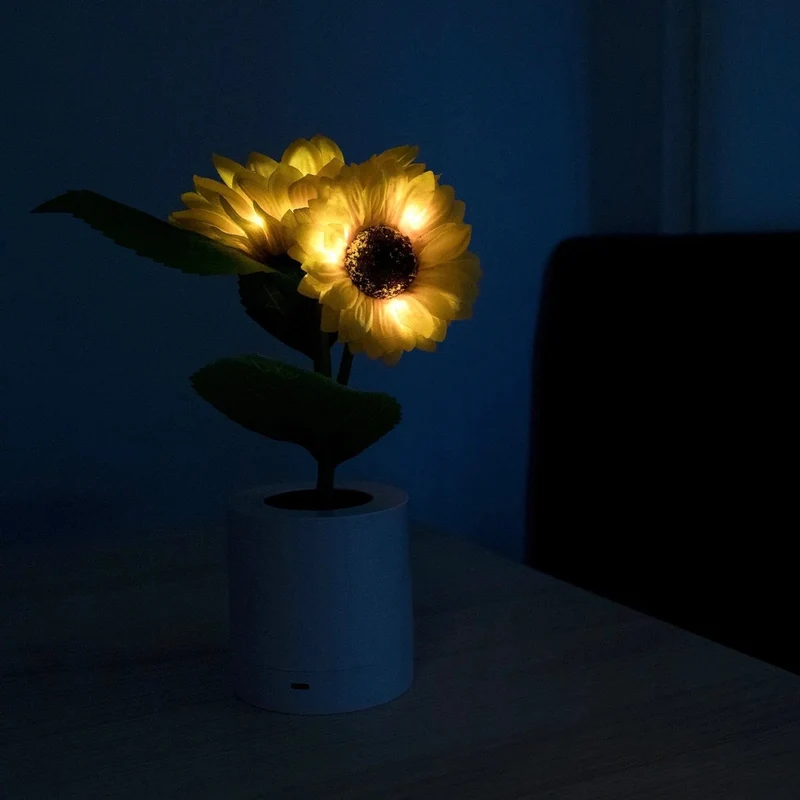Veilleuse Tournesol Esthétique Rayonnante