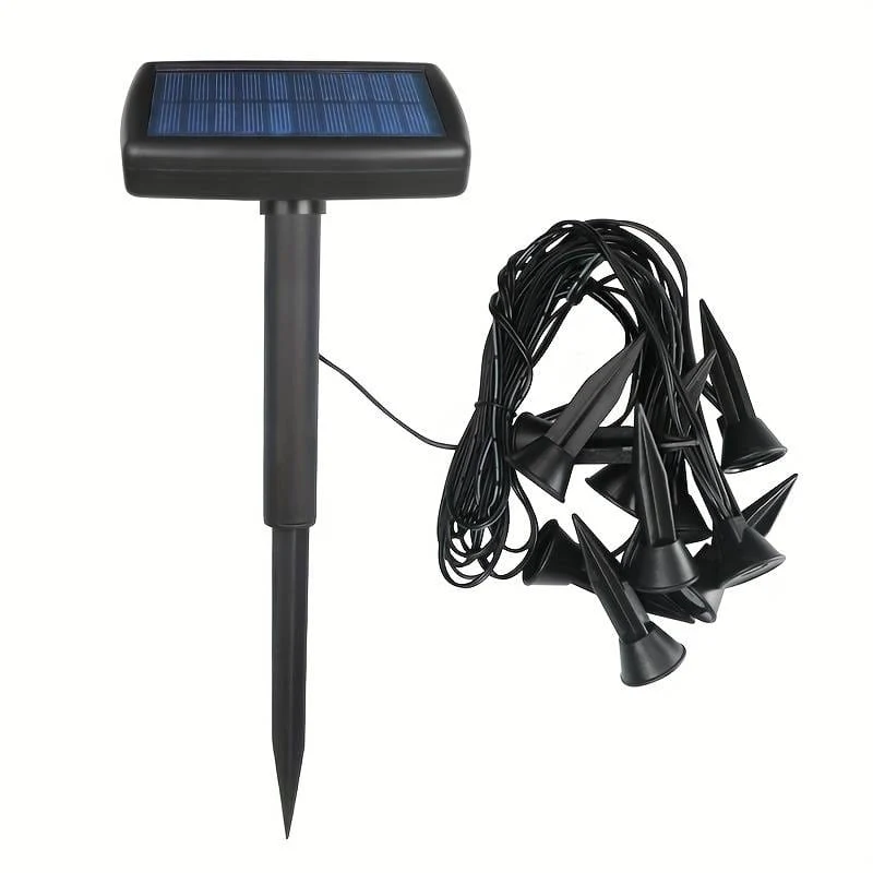 Spots Solaire Extérieur de Pelouse Ultra-Lumineuses (Lot de 8 + 2 Offertes)