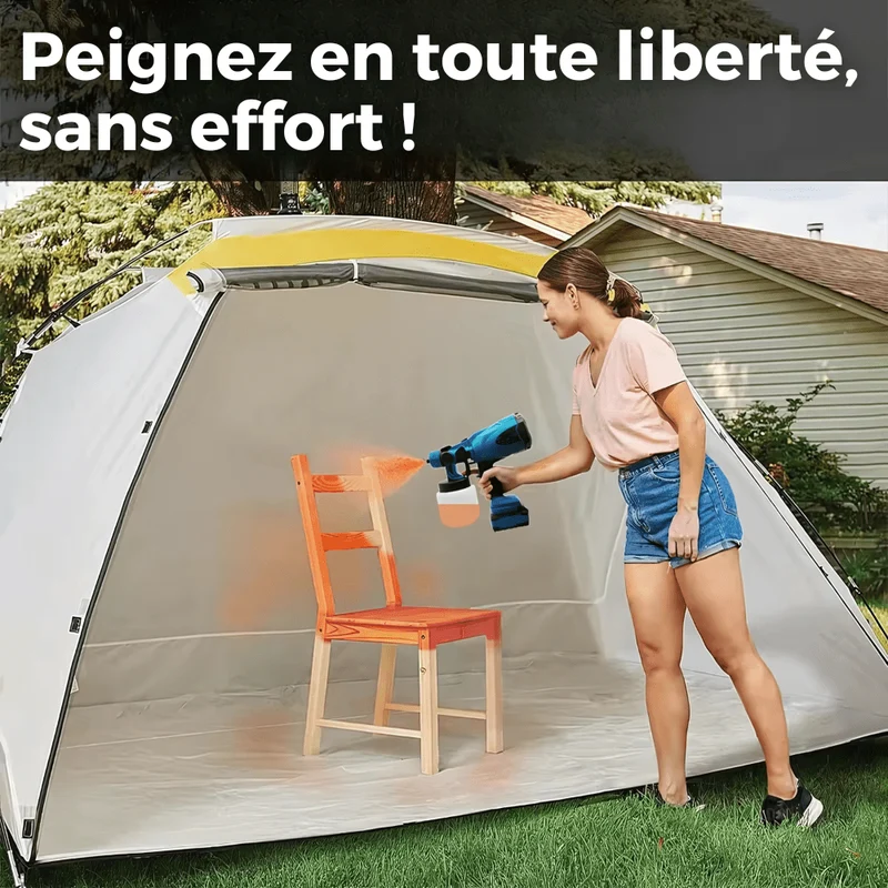 Pistolet à Peinture Électrique Sans Fil Portatif Magique (+Batterie Offerte)