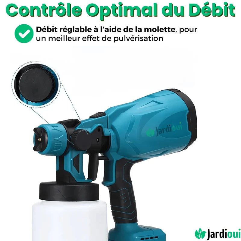 Pistolet à Peinture Électrique Sans Fil Portatif Magique (+Batterie Offerte)