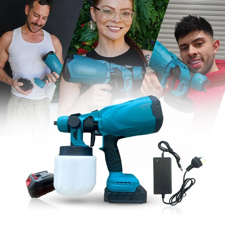 Pistolet à Peinture Électrique Sans Fil Portatif Magique (+Batterie Offerte)