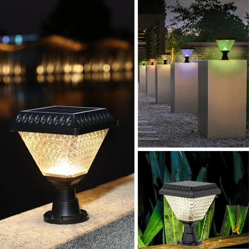 Lampe à Poser Solaire Multicolore Télécommande