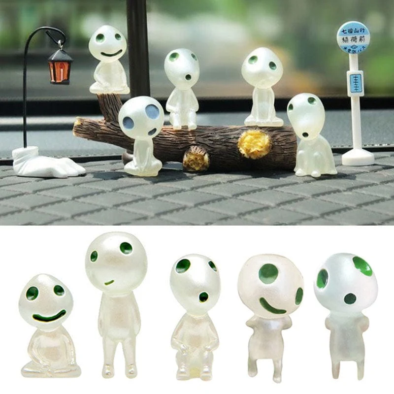 Statuettes Fantastiques Miniatures Phosphorescentes (Lot de 7 + 3 Offertes)