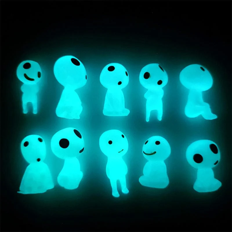 Statuettes Fantastiques Miniatures Phosphorescentes (Lot de 7 + 3 Offertes)