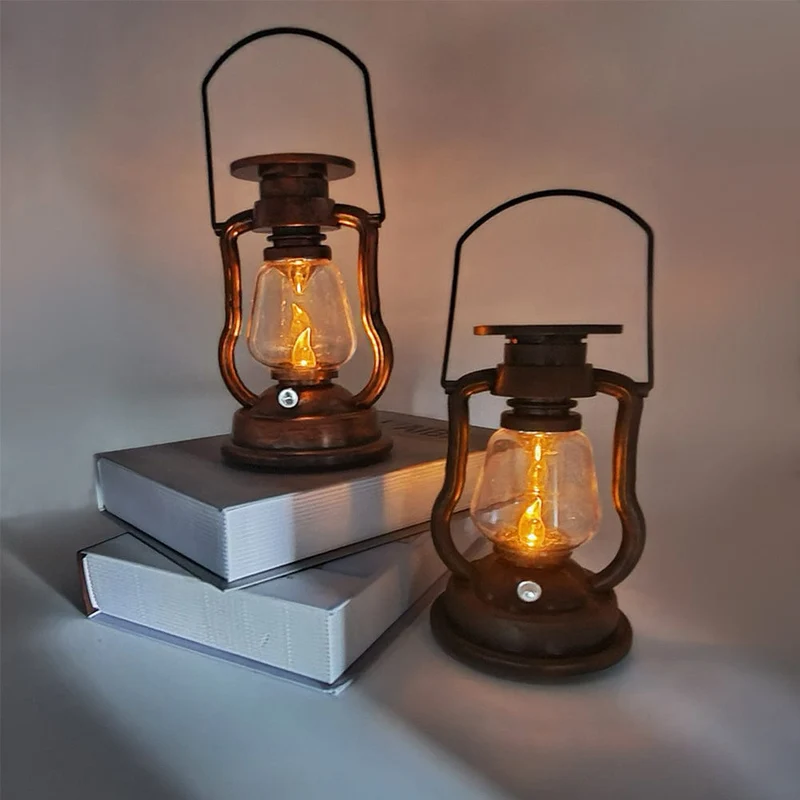 Lanterne Solaire Jardin Style Retro