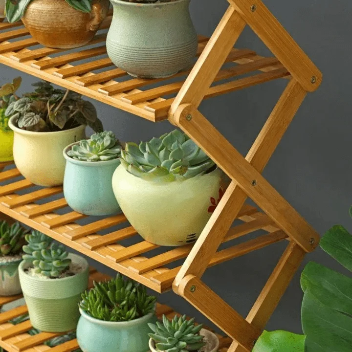 Étagère pour Plante en Bois Pliable "Tolesgarria"