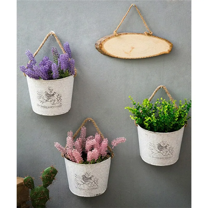 Pot de Fleur Mural