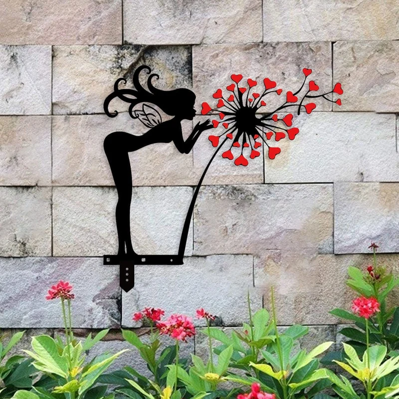 Décoration Murale Extérieure "Les Pissenlits de l'Amour"