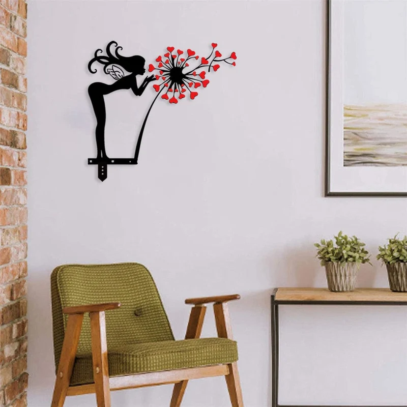Décoration Murale Extérieure "Les Pissenlits de l'Amour"