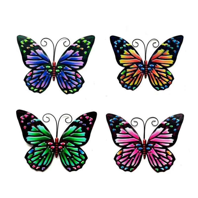 Papillon Mural en Metal